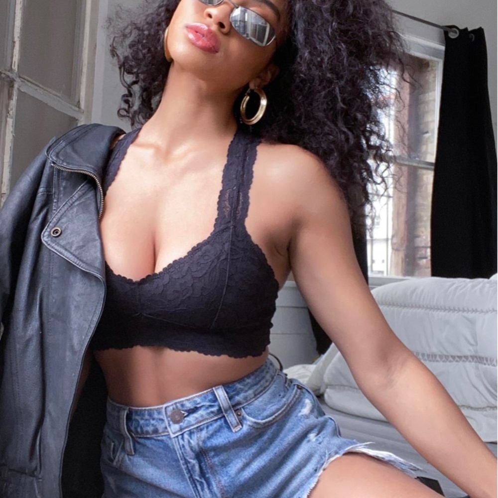 Free People Intimately Lace Racerback Bralette